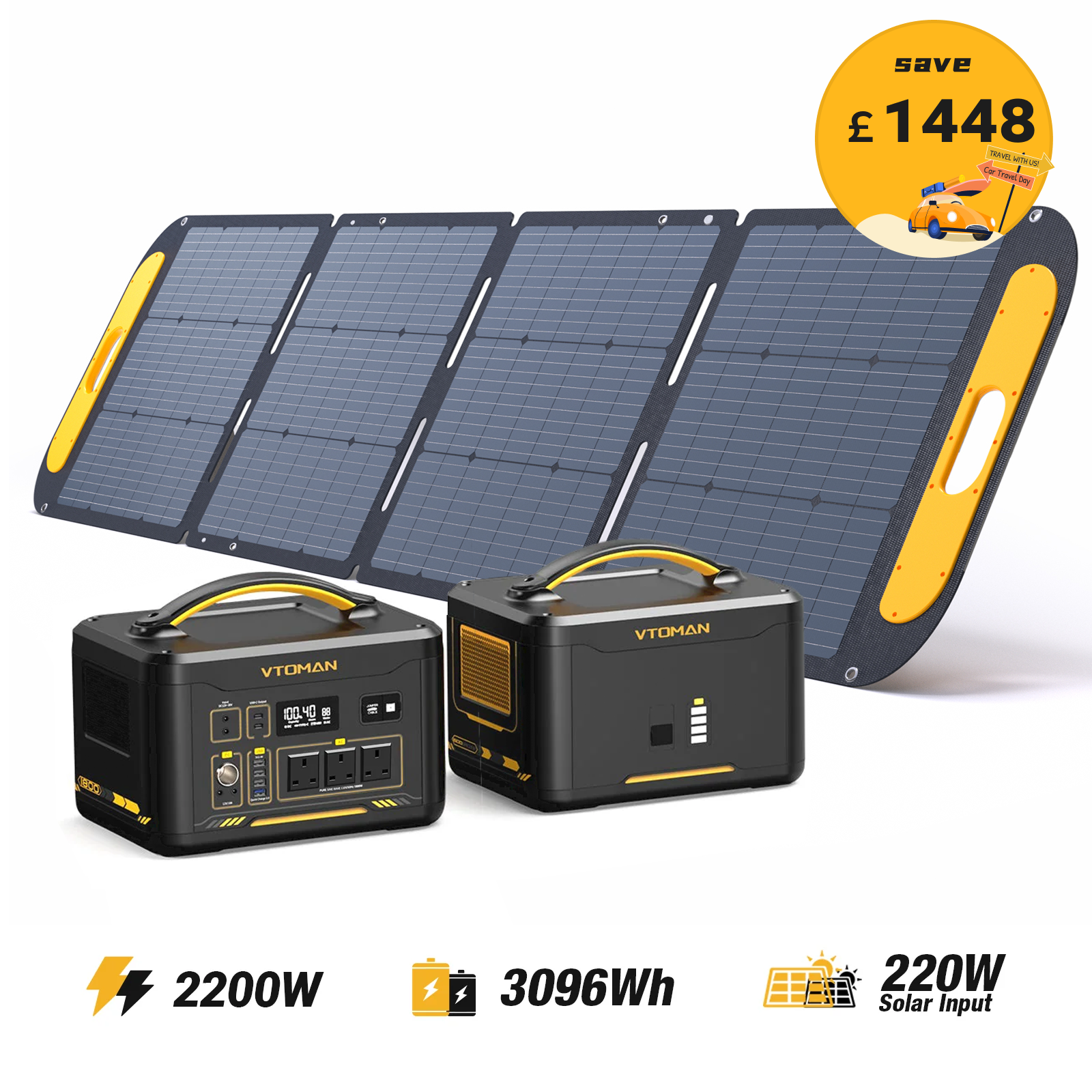 VTOMAN Jump 2200 Portable Power Station
