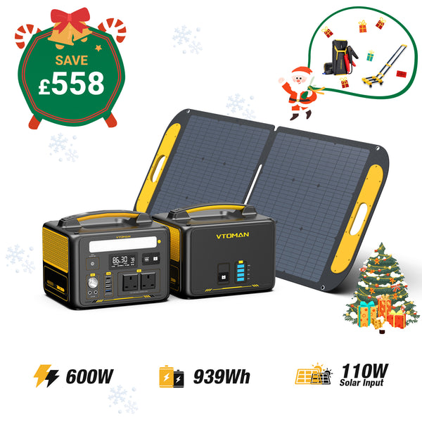 Jump 600W/939Wh 110W Solar Generator