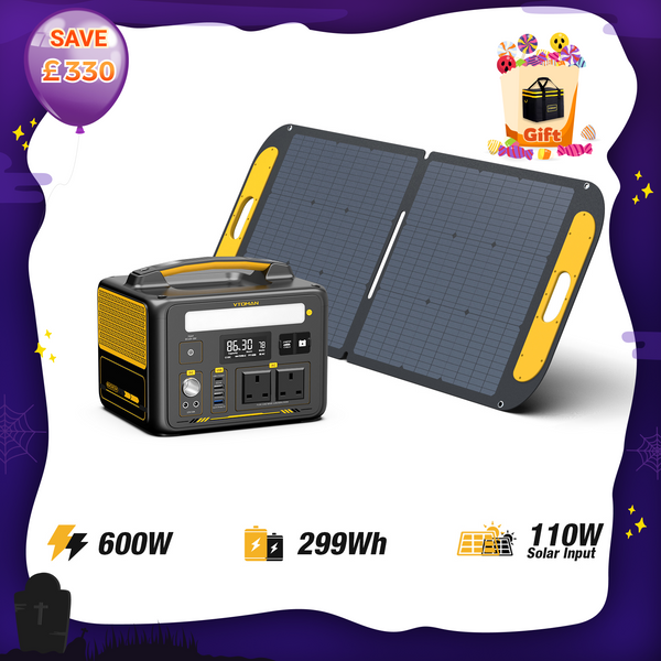 Jump 600W/299Wh 110W Solar Generator