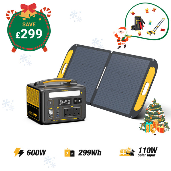 Jump 600W/299Wh 110W Solar Generator