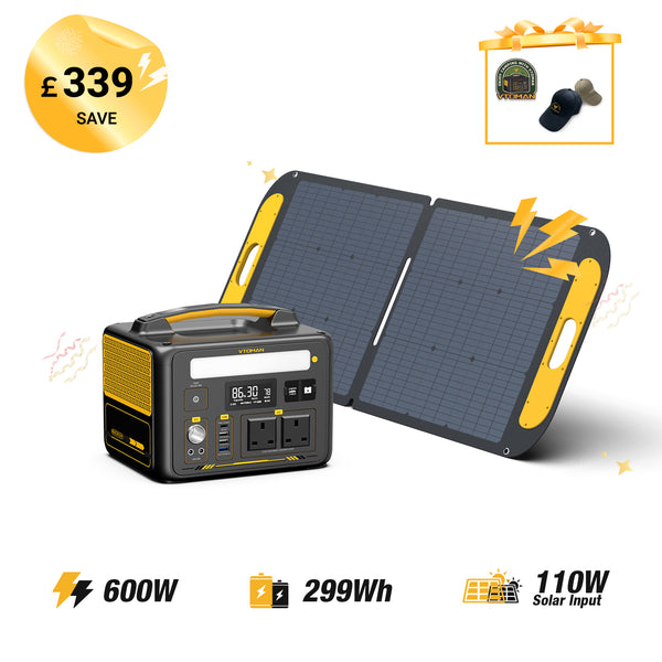 Jump 600W/299Wh 110W Solar Generator