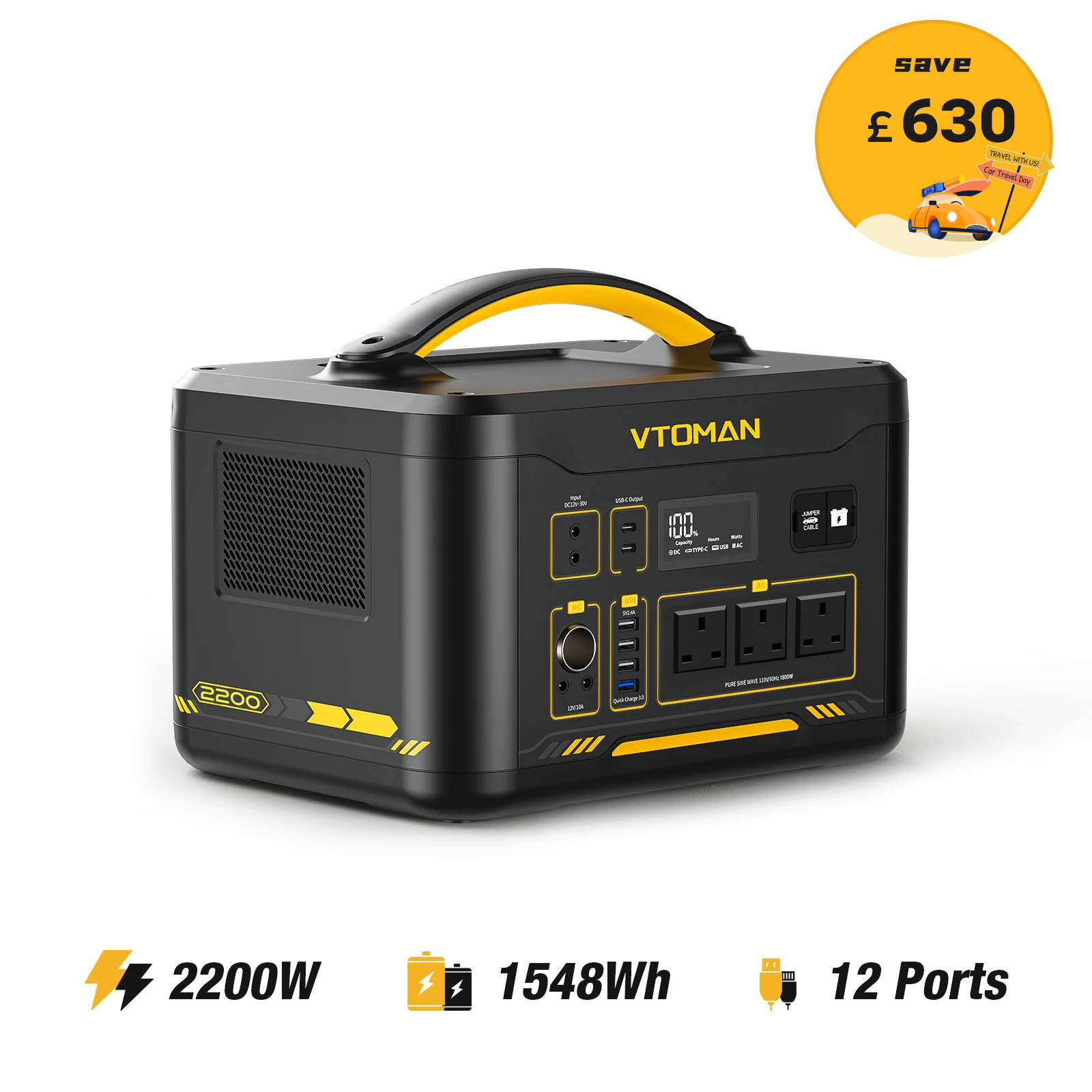 VTOMAN Jump 2200 Portable Power Station