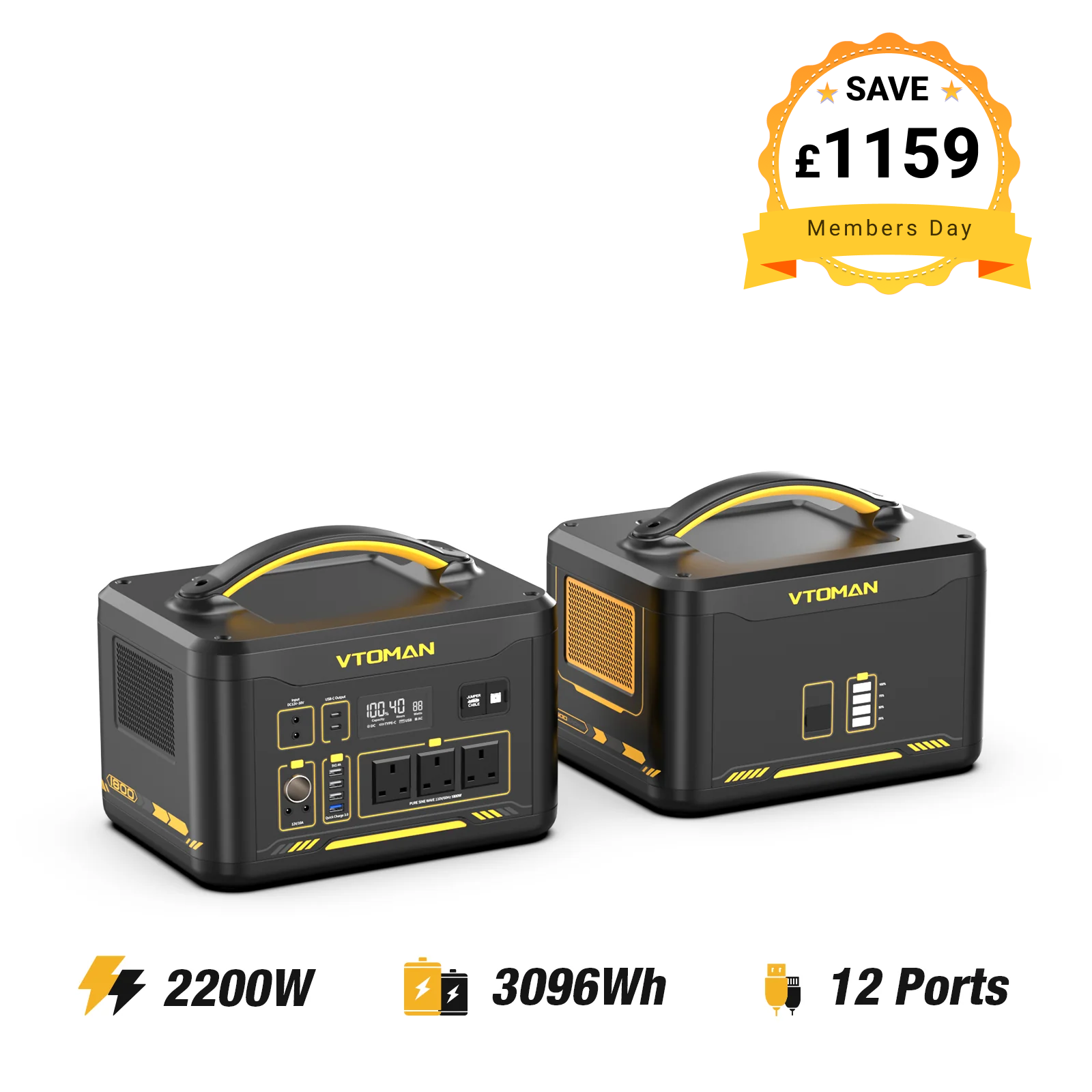 VTOMAN Jump 2200 Portable Power Station