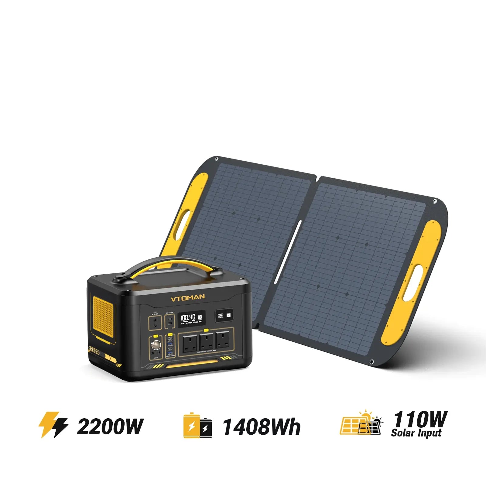 VTOMAN Jump 2200 V-BEYOND® Portable Power Station 1408Wh (NEW)