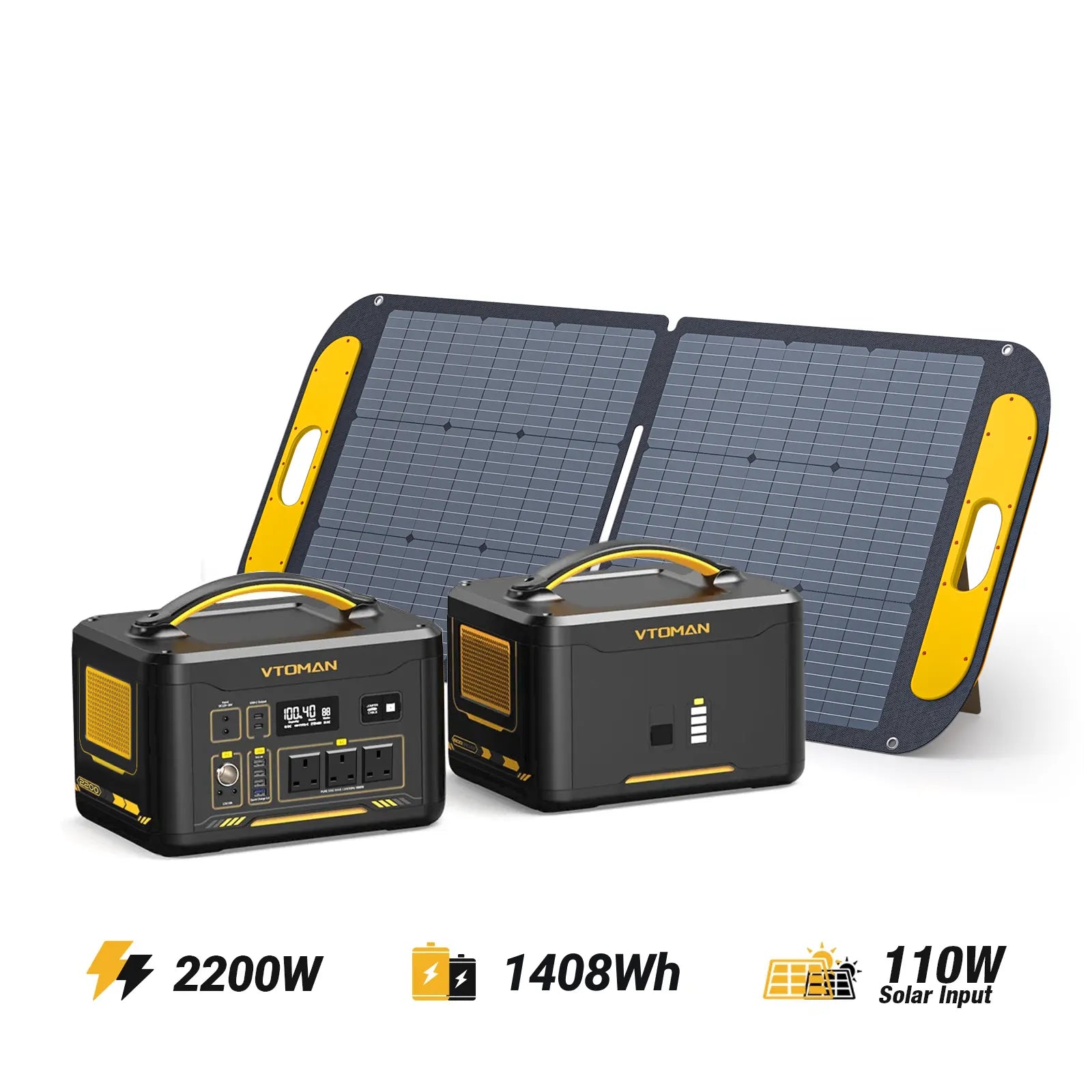 VTOMAN Jump 2200 V-BEYOND® Portable Power Station 1408Wh (NEW)