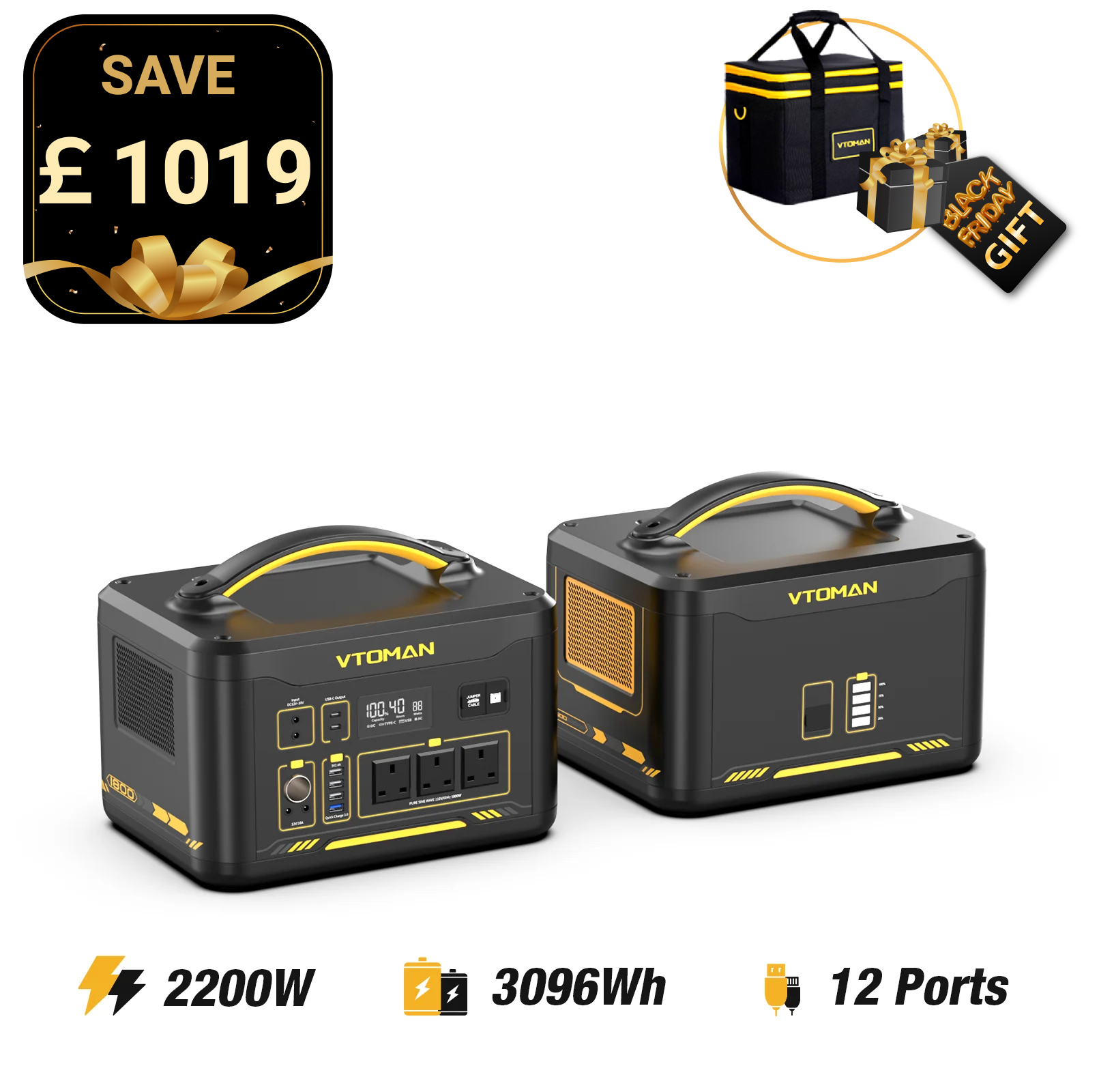 VTOMAN Jump 2200 Portable Power Station