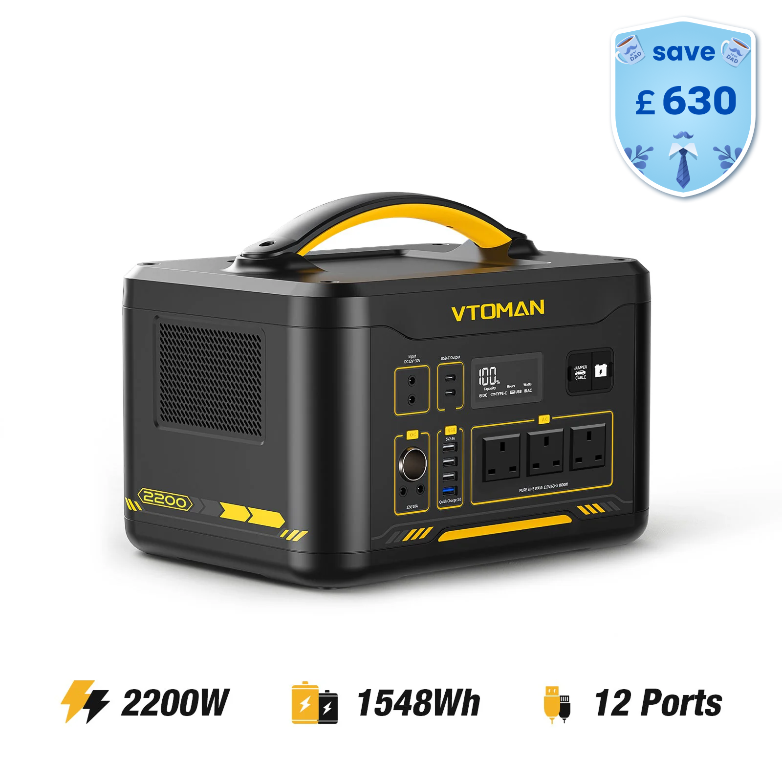 VTOMAN Jump 2200 Portable Power Station