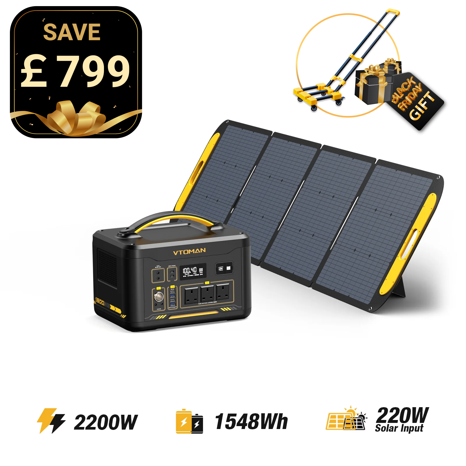 VTOMAN Jump 2200 Portable Power Station