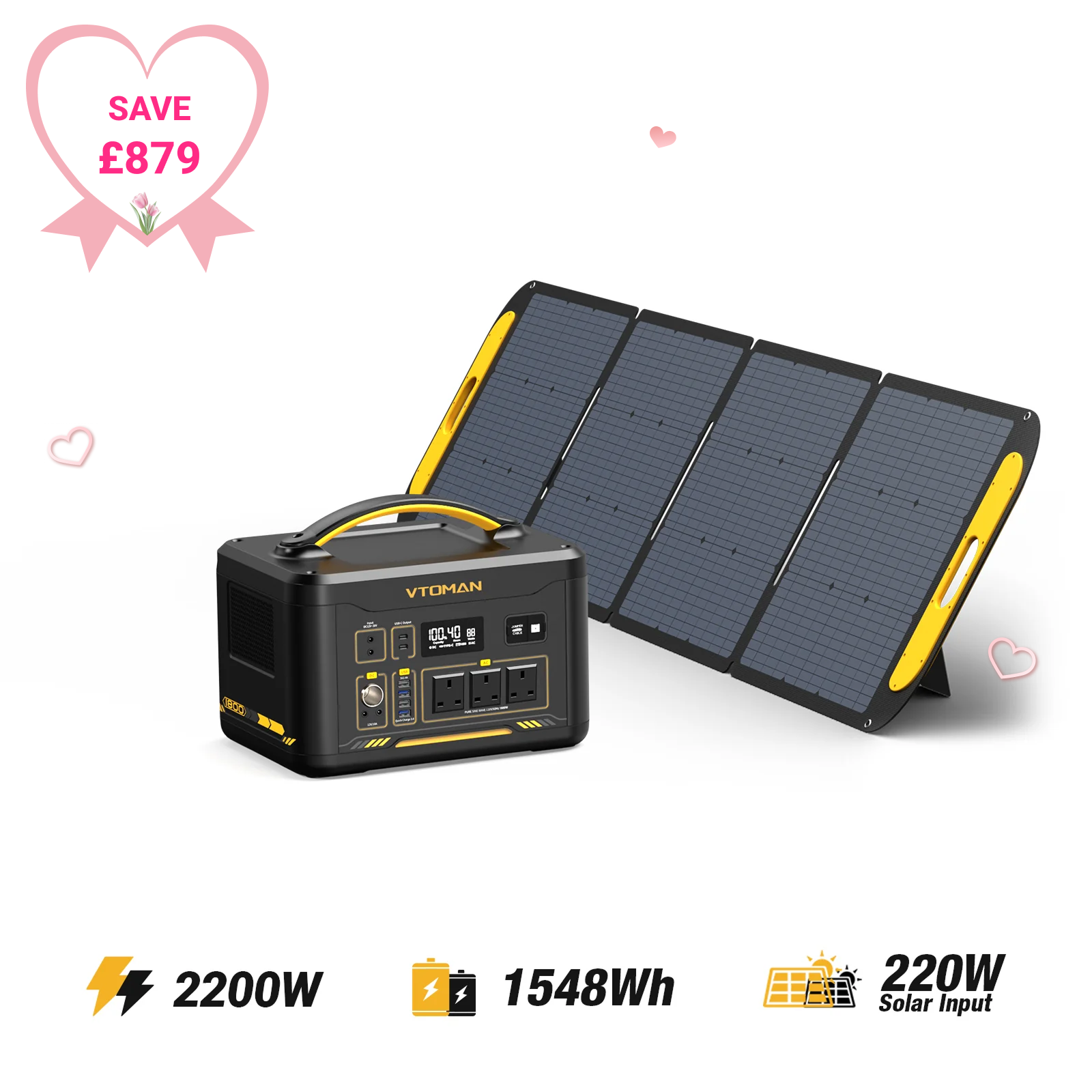 VTOMAN Jump 2200 Portable Power Station