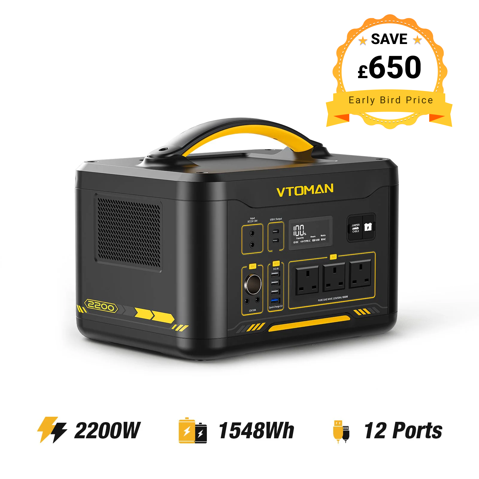 VTOMAN Jump 2200 Portable Power Station