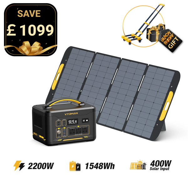 Jump 2200W/1548Wh 400W Solar Generator