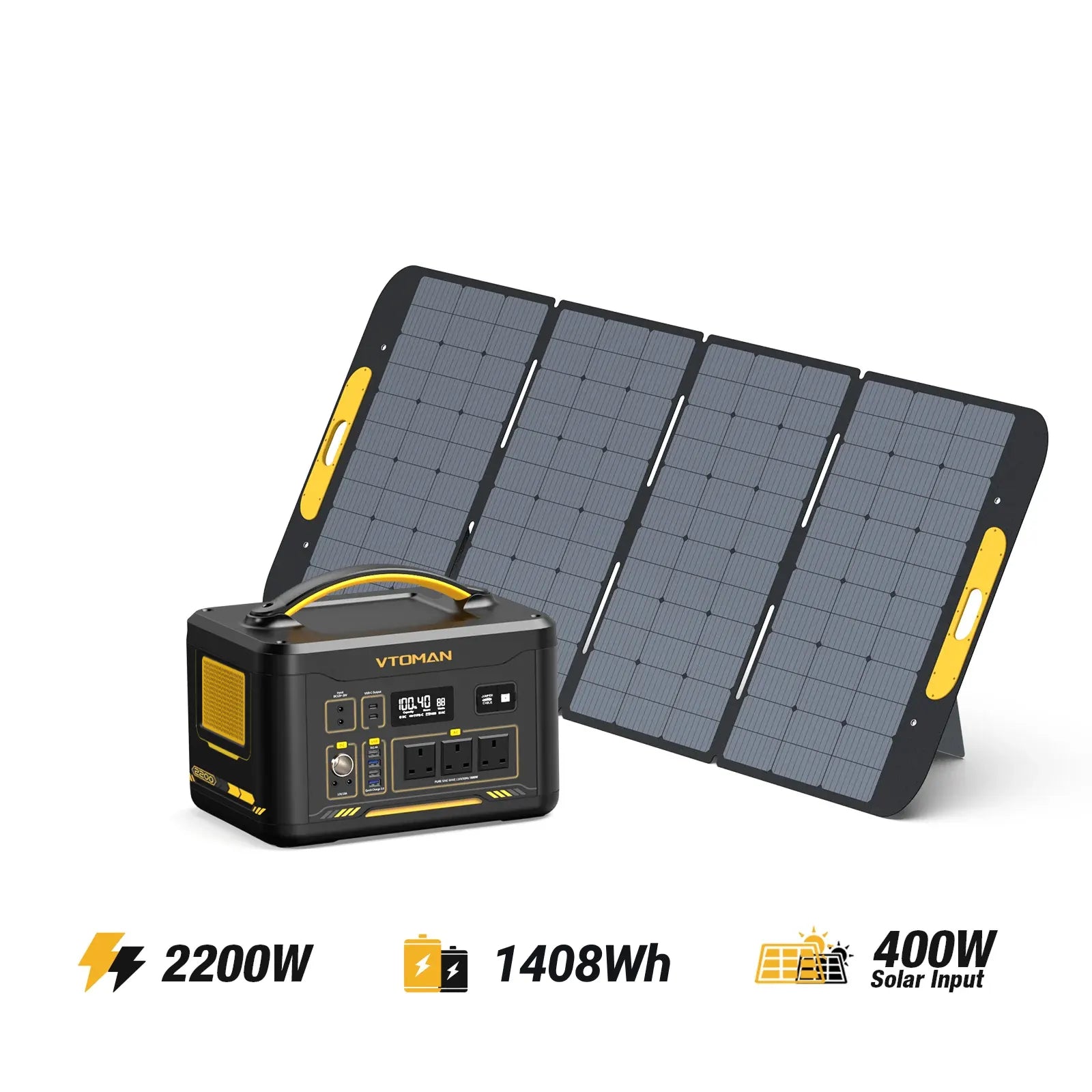 VTOMAN Jump 2200 V-BEYOND® Portable Power Station 1408Wh (NEW)