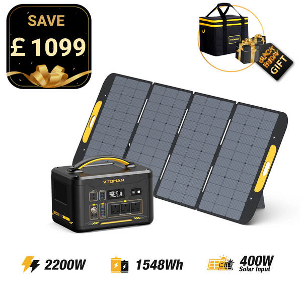 Jump 2200W/1548Wh 400W Solar Generator