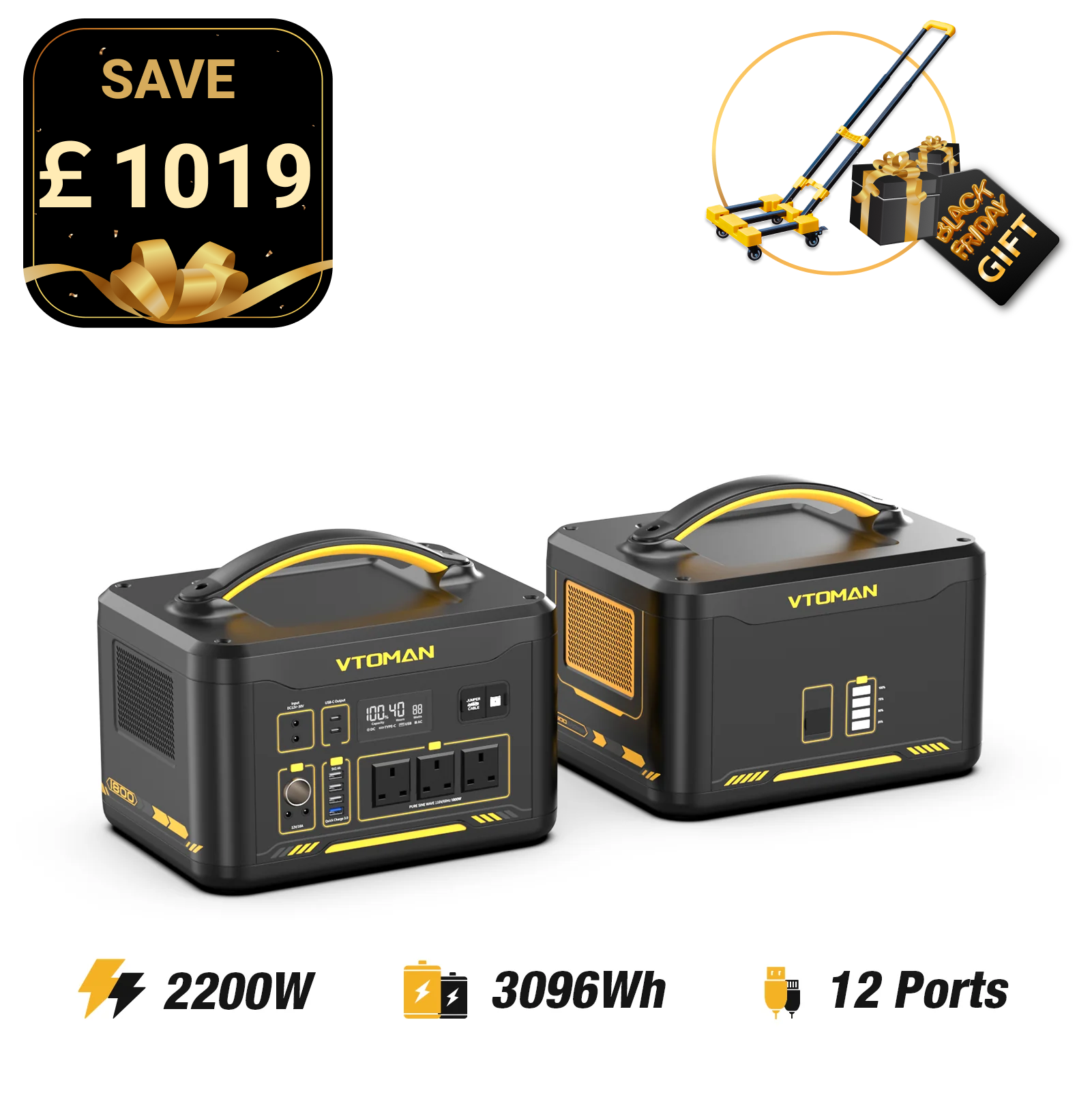 VTOMAN Jump 2200 Portable Power Station