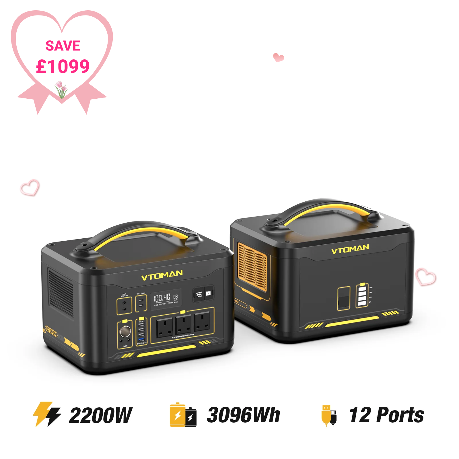 Extra baterie VTOMAN