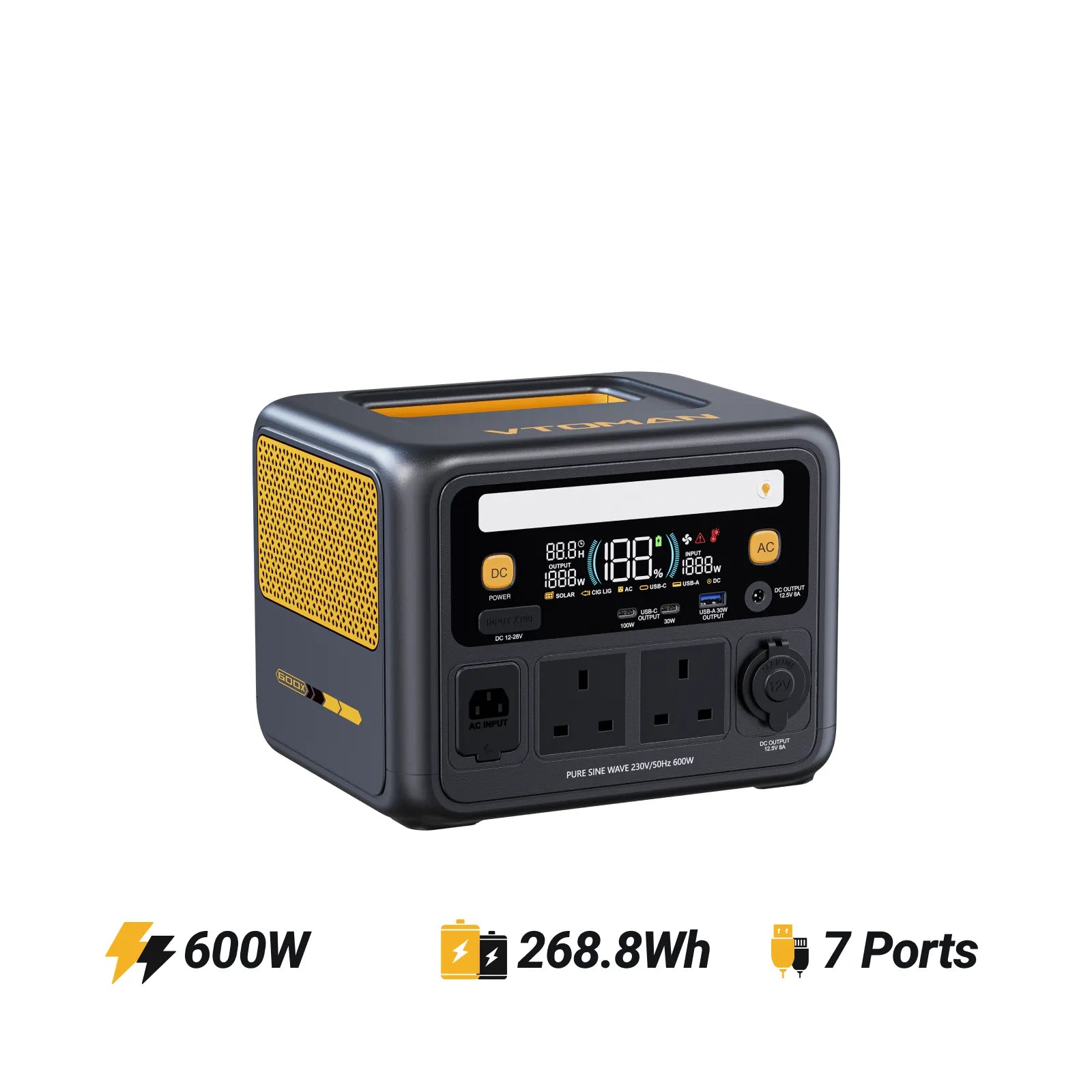 Jump 600W/268.8Wh 110W Solar Generator V-BEYOND®