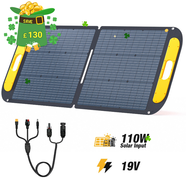 VTOMAN 110W Foldable Portable Solar Panels