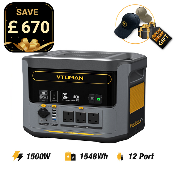 VTOMAN FlashSpeed 1500 Portable Power Station