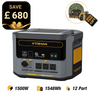 VTOMAN FlashSpeed 1500 Portable Power Station