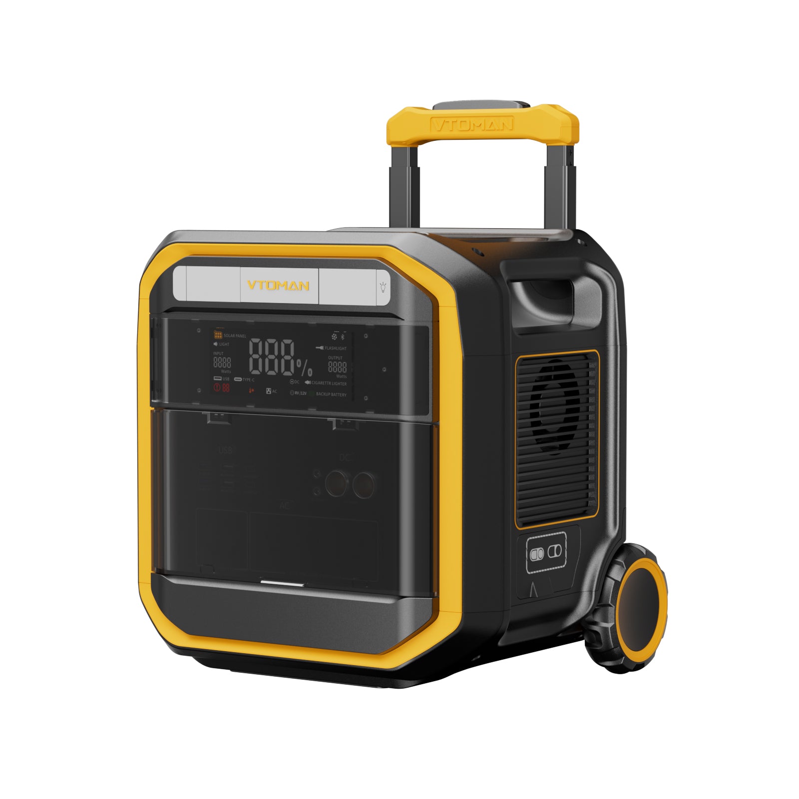 VTOMAN FlashSpeed Pro 3600 Portable Power Station side