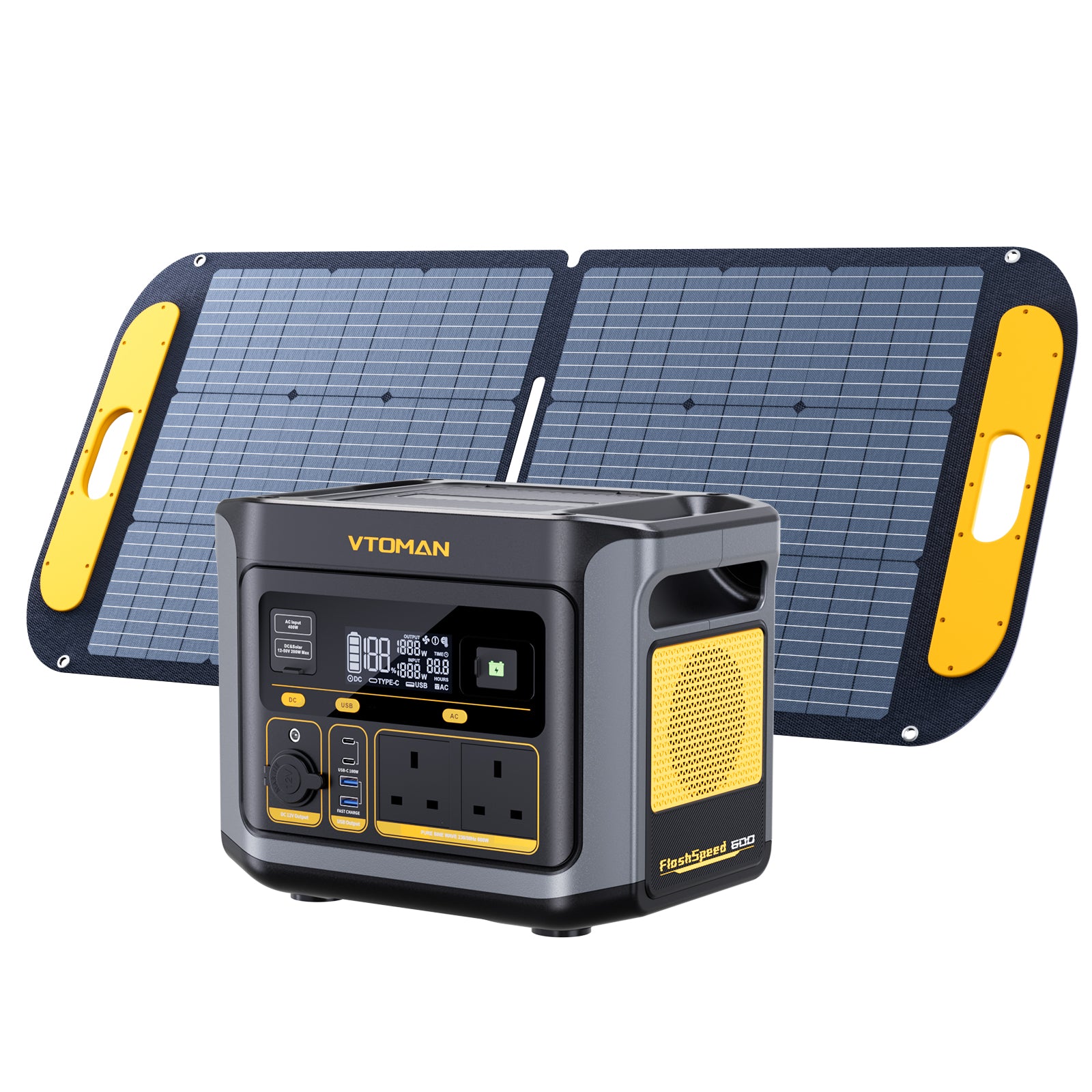 VTOMAN FlashSpeed 600 Portable Power Station