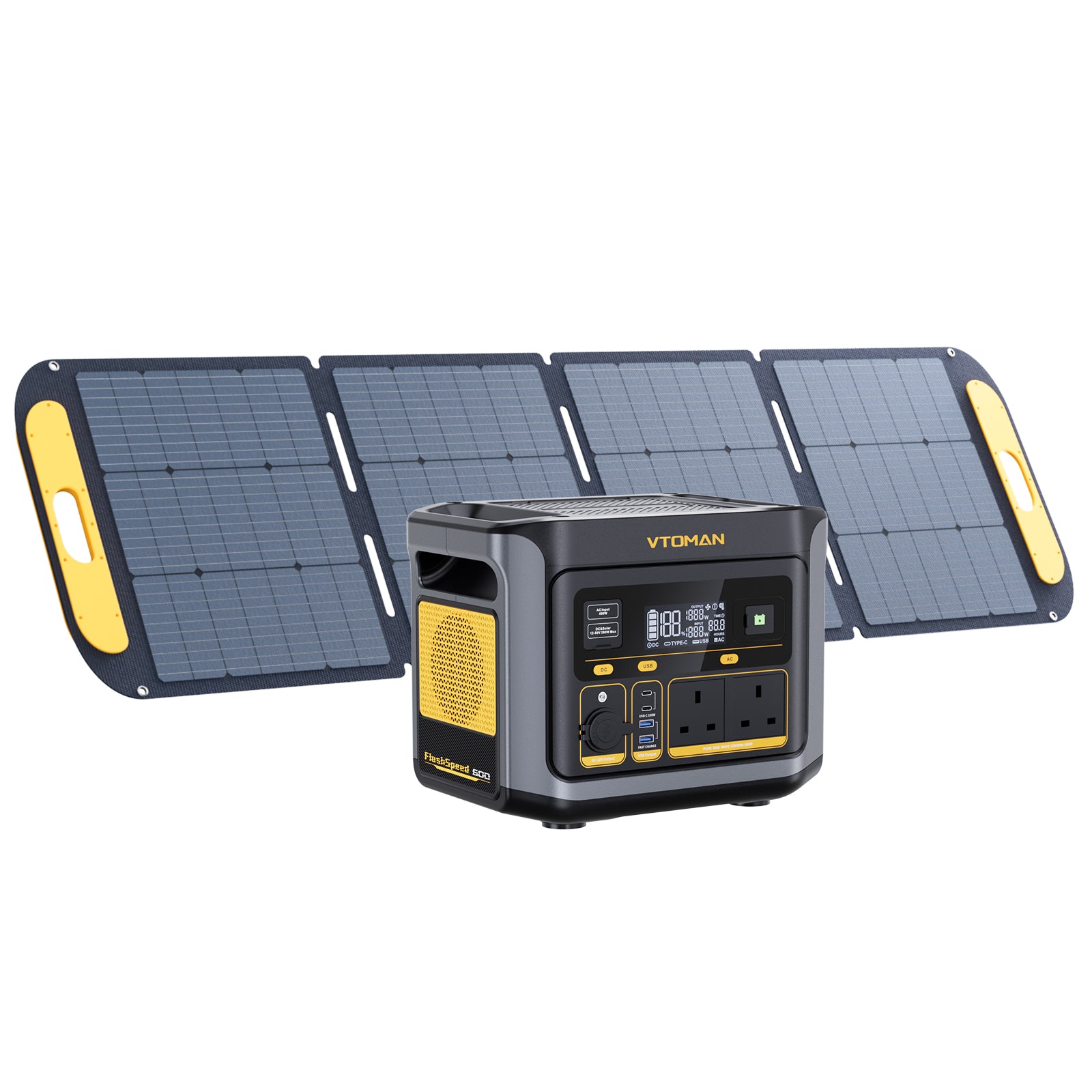 VTOMAN FlashSpeed 600 Portable Power Station